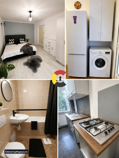 Apartament modern cu 2 dormitoare, Manastur, 6-7 stații de Centru
