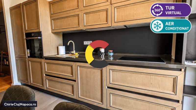 Apartament deosebit cu 2 camere+terasa, garaj, Complex Azoria Zorilor 