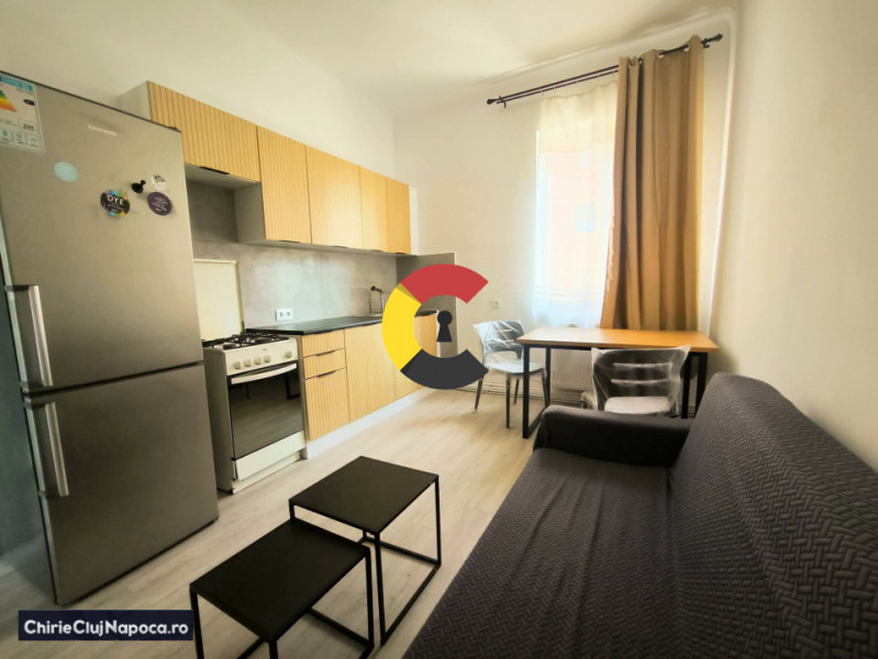 Ap. renovat (living+bucatarie, dormitor) Gheorgheni, lângă FSPAC/Drept