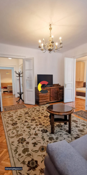 Apartment for rent – 2 rooms, historic Cluj centre, near to UMF