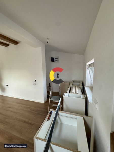 Mansarda cu 2 camere, logie, balcon si gradina, Calea Someseni, zona Salty Spa