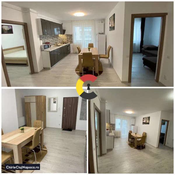 Ap. modern cu 2 camere, parcare, bl. nou, zona Vivo, aproape de statie