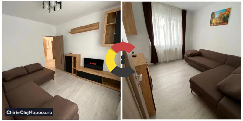 Ap. modern cu 2 camere, parcare, bl. nou, zona Vivo, aproape de statie