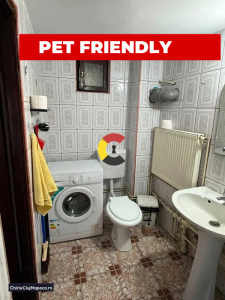 Ap. 1 camera la casa, in apropiere de UMF, curte comuna, pet friendly