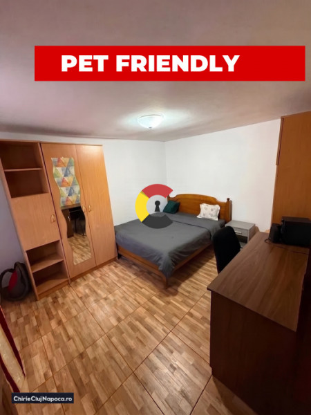 Ap. 1 camera la casa, in apropiere de UMF, curte comuna, pet friendly