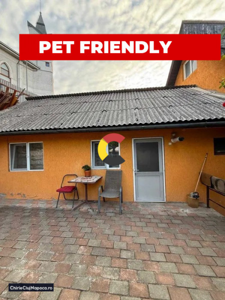 Ap. 1 camera la casa, in apropiere de UMF, curte comuna, pet friendly