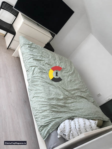 Apartament fain (living-bucatarie, dormitor) zona Auchan Iris 