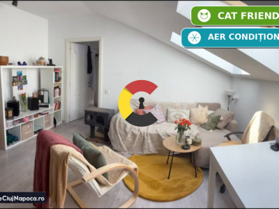 Apartament fain (living-bucatarie, dormitor) zona Auchan Iris 