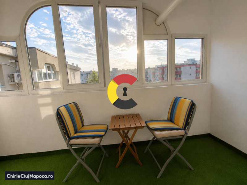 Apartament spatios cu 2 camere deco, zona The Office Mărasti 
