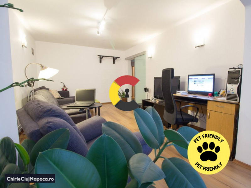 Ap. 3 camere decom. in Manastur, PET FRIENDLY, 2 locuri de parcare, AC