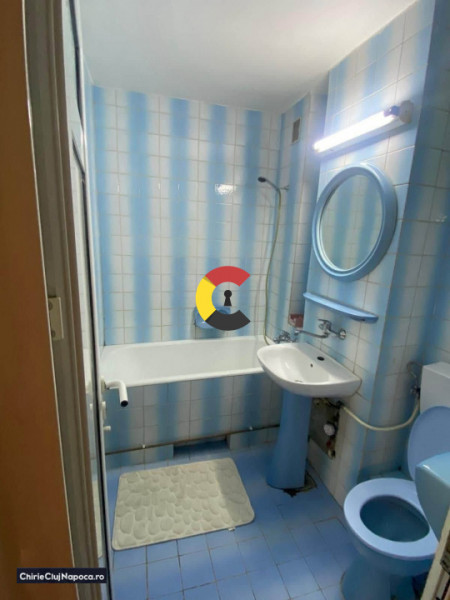 Garsoniera Manastur/  5 MINUTE DE BAZA SPORTIVĂ/ centrala proprie 350€