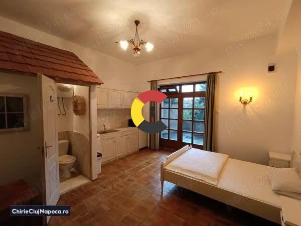Garsoniera marasti, amenajat modern, bucatarie openspace/ 350€ 