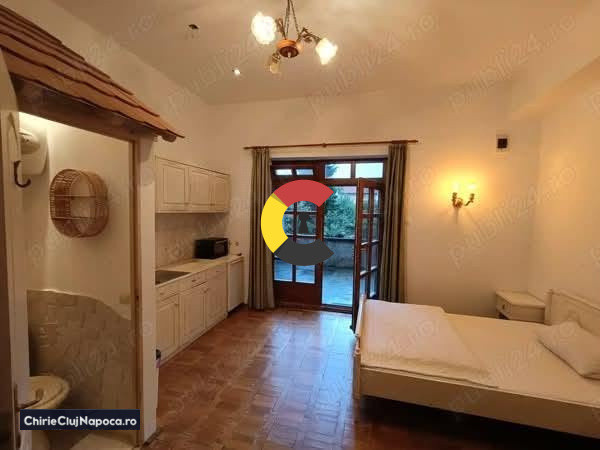 Garsoniera marasti, amenajat modern, bucatarie openspace/ 350€ 