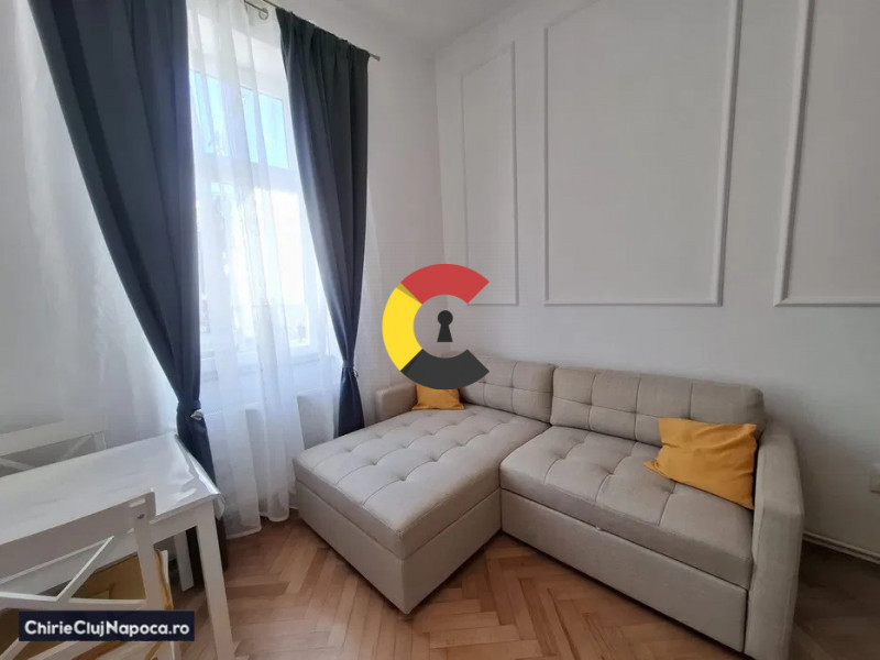 Ap. modern tip studio, in apropiere de centru, zona Cipariu + parcare 