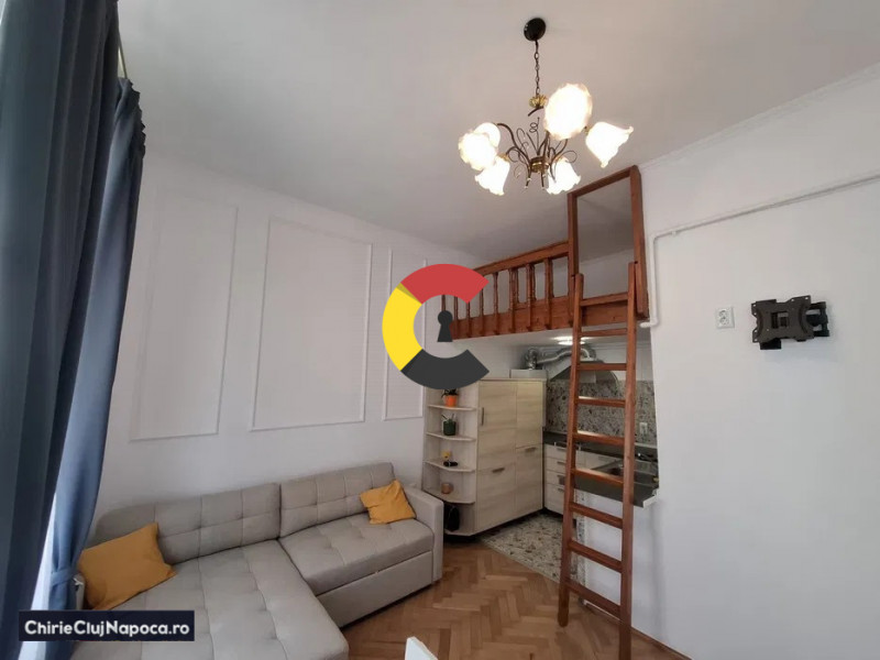 Ap. modern tip studio, in apropiere de centru, zona Cipariu + parcare 