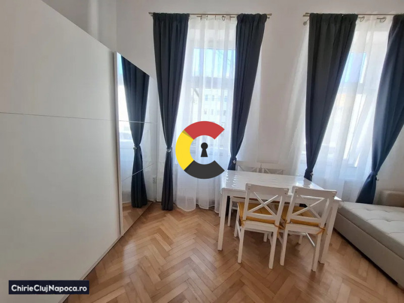 Ap. modern tip studio, in apropiere de centru, zona Cipariu + parcare 
