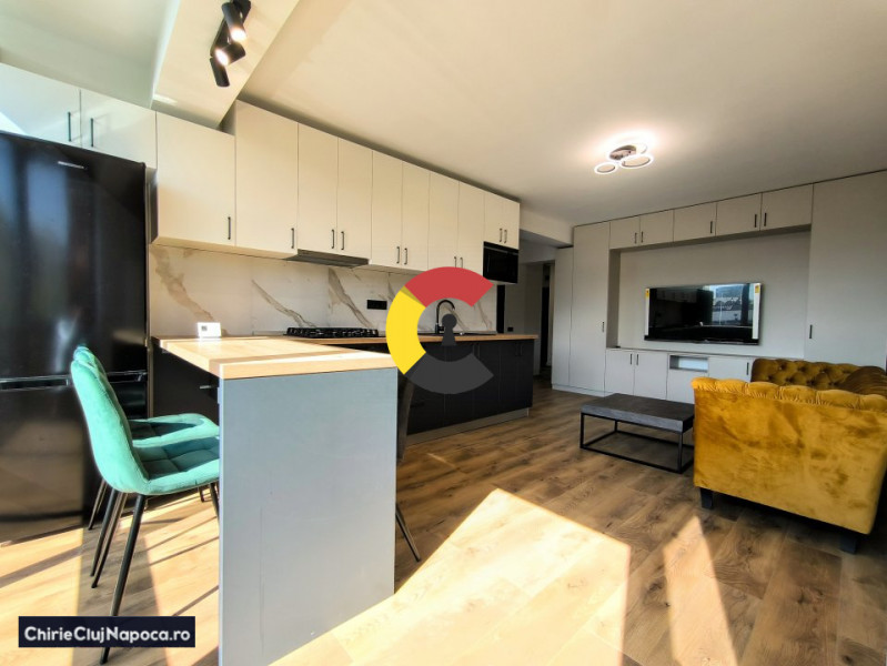 Apart. modern cu 2 camere, parcare, Cart. Buna-ziua, zona Liceu ELF