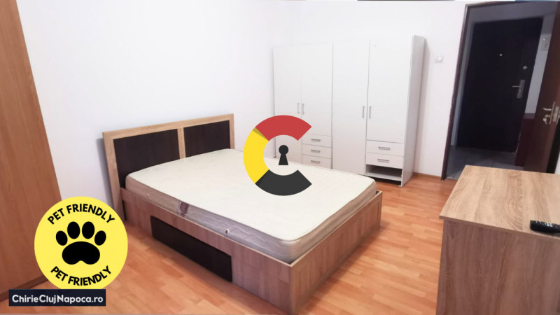 Apartament 2 camere decomandate, cartier Manastur, centrala proprie