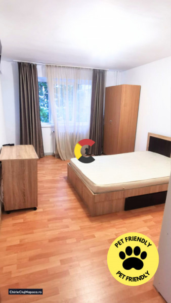 Apartament 2 camere decomandate, cartier Manastur, centrala proprie