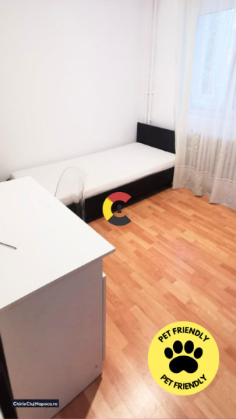 Apartament 2 camere decomandate, cartier Manastur, centrala proprie