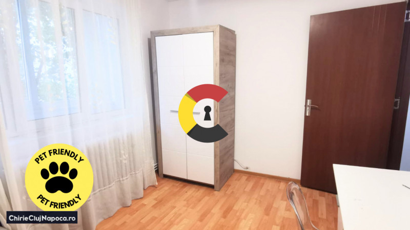 Apartament 2 camere decomandate, cartier Manastur, centrala proprie