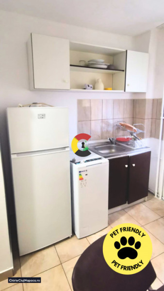 Apartament 2 camere decomandate, cartier Manastur, centrala proprie