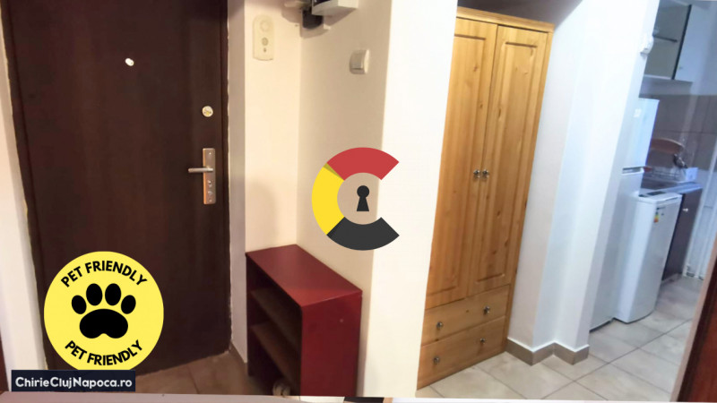 Apartament 2 camere decomandate, cartier Manastur, centrala proprie