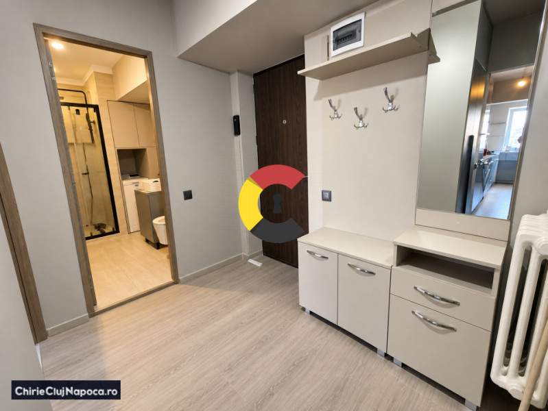 Ap. modern cu 1 camera, renovat, str Dorobantilor Marasti