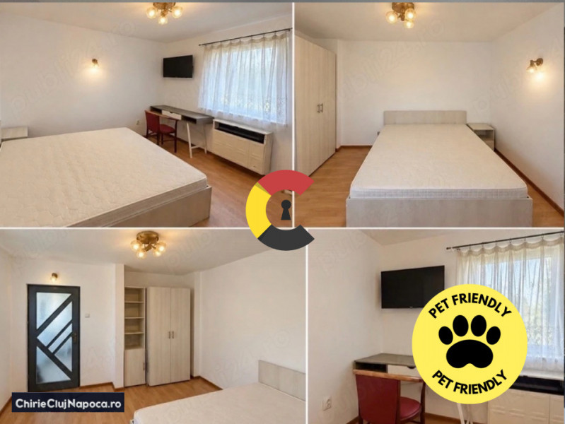 Apartament cu 1 camera + terasa, zona Garii, pet friendly