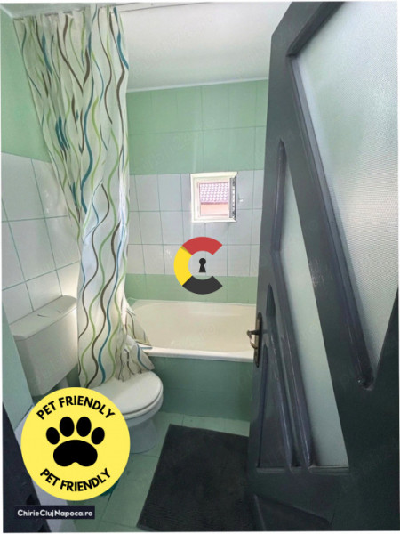 Apartament cu 1 camera + terasa, zona Garii, pet friendly