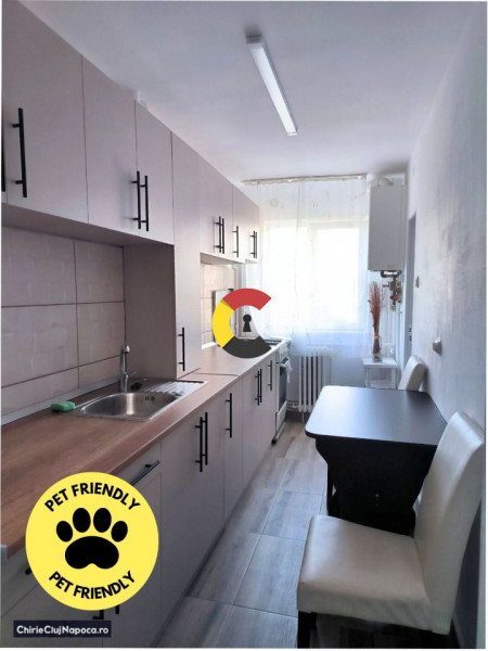 Apart. cu 2 camere, cart. Manastur, langa baza sportiva “La Terenuri”