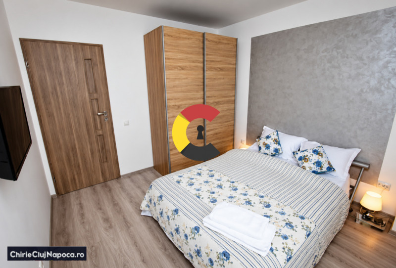 Apart. cu 2 camere deco + garaj, bloc nou, Cart. Gheorgheni/ Iulius 