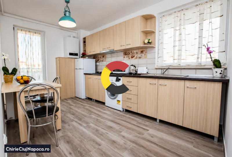 Apart. cu 2 camere deco + garaj, bloc nou, Cart. Gheorgheni/ Iulius 