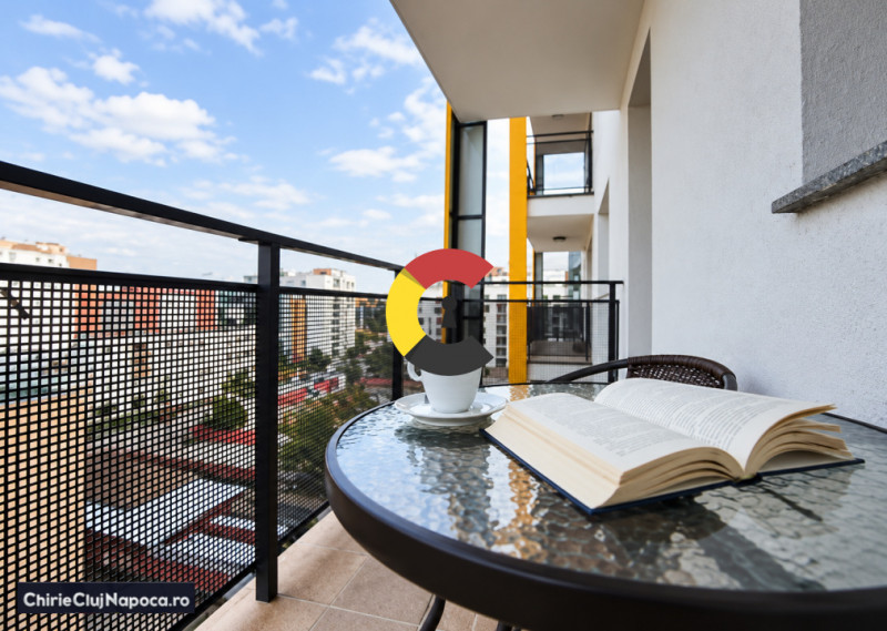 Apart. cu 2 camere deco + garaj, bloc nou, Cart. Gheorgheni/ Iulius 