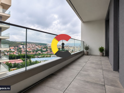 Apartament deosebit cu 2 camere+terasa, garaj, Complex Azoria Zorilor 