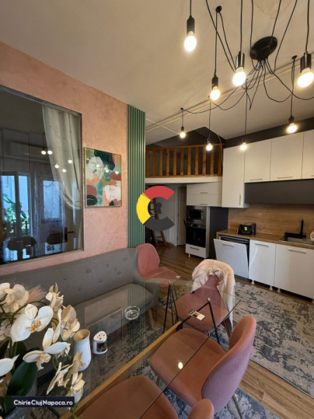 Ap cu 2 camere+living+mansarda | parcare | terasă | cart Iris