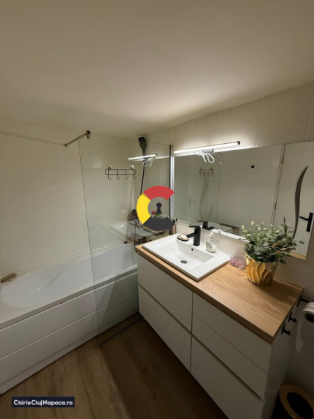 Ap cu 2 camere+living+mansarda | parcare | terasă | cart Iris