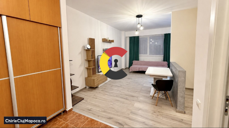 Apartament cu living si nisa de dormit, Marasti, zona Revo Fitness Club