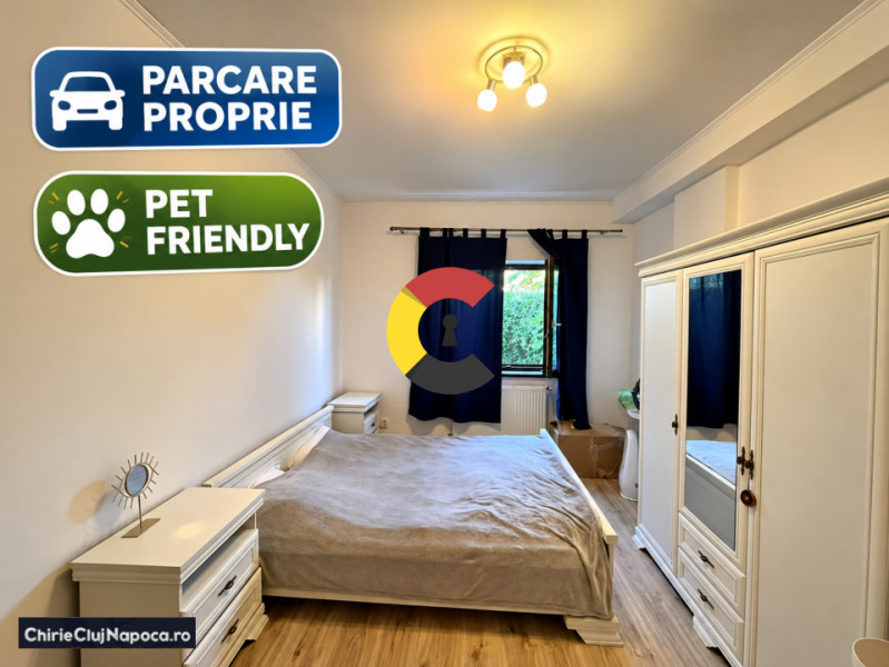 Ap. modern cu 2 camere+gradina/terasa, chiar lângă Lacuri/Iulius Mall