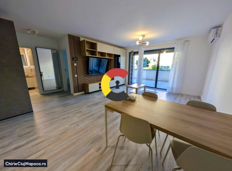 Apartament cu 2 camere si terasa, Marasti, Complex The Nest, parcare