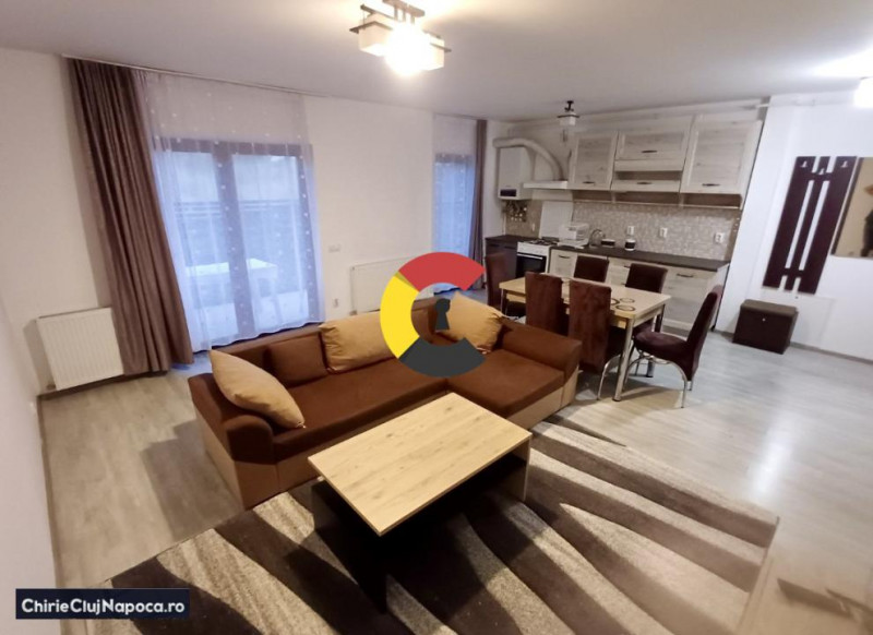 Apartament cu 2 camere si gradina, Buna Ziua, zona Rompetrol, parcare