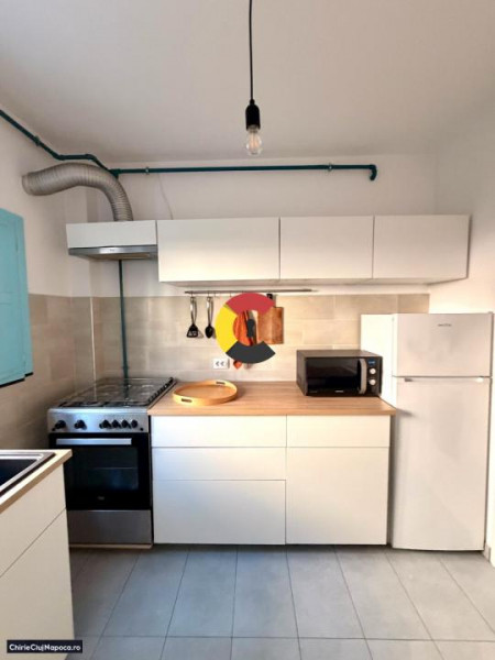 Apartament cu 2 camere si gradina, Borhanci, zona CEC Bank, parcare