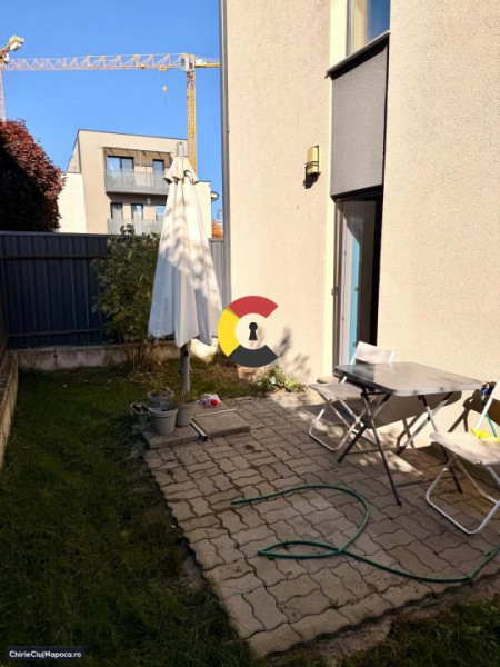 Apartament cu 2 camere si gradina, Borhanci, zona CEC Bank, parcare