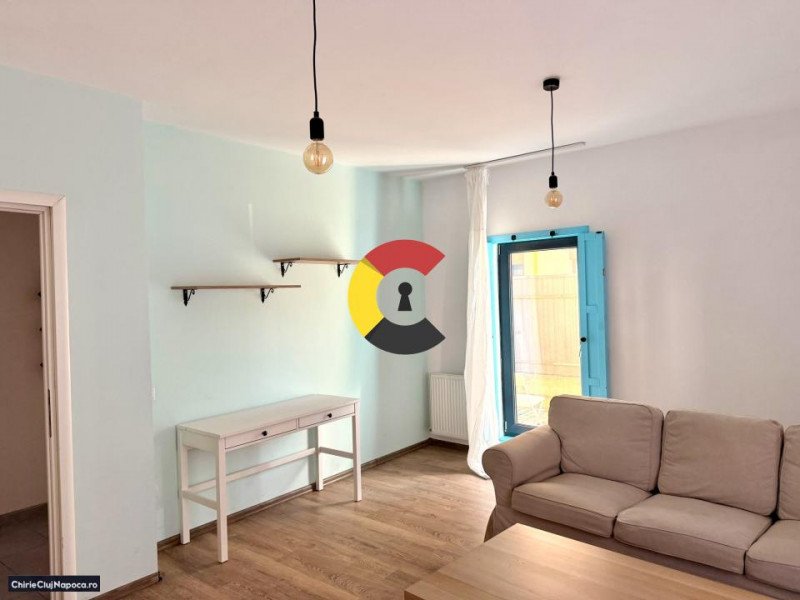 Apartament cu 2 camere si gradina, Borhanci, zona CEC Bank, parcare