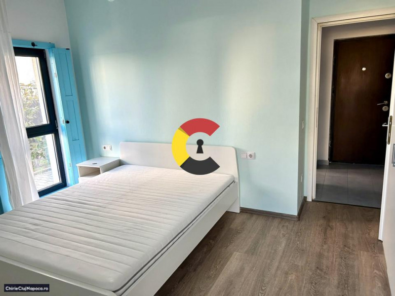 Apartament cu 2 camere si gradina, Borhanci, zona CEC Bank, parcare